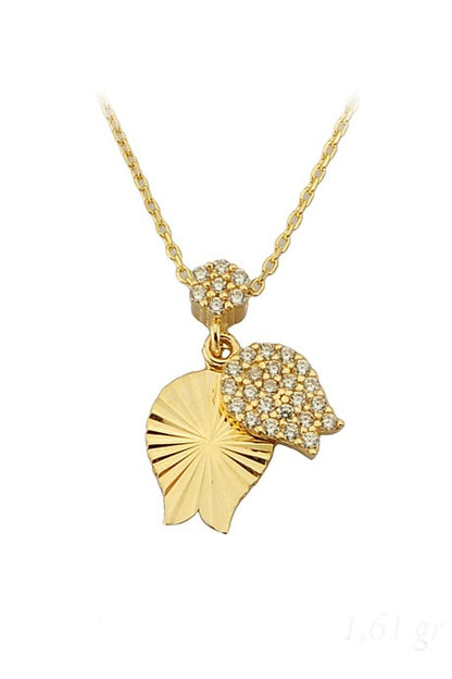 Solid Gold Tulip Necklace | 14K (585) | 1.61 gr