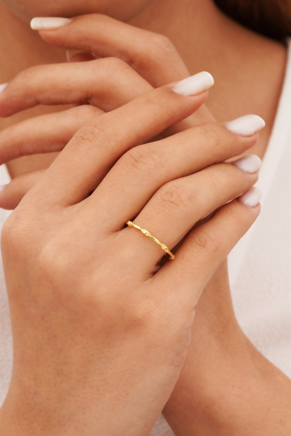 Solid Gold Minimal Ring