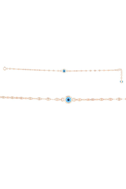 Bracelet mauvais œil en or massif