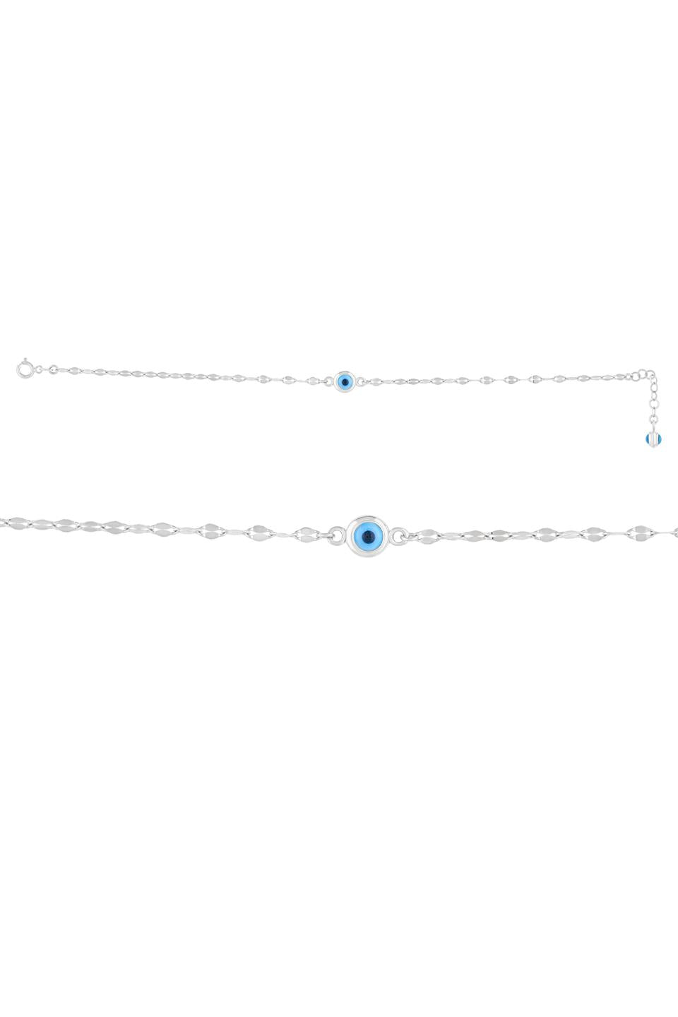 Bracelet mauvais œil en or massif