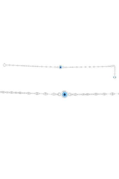 Bracelet mauvais œil en or massif