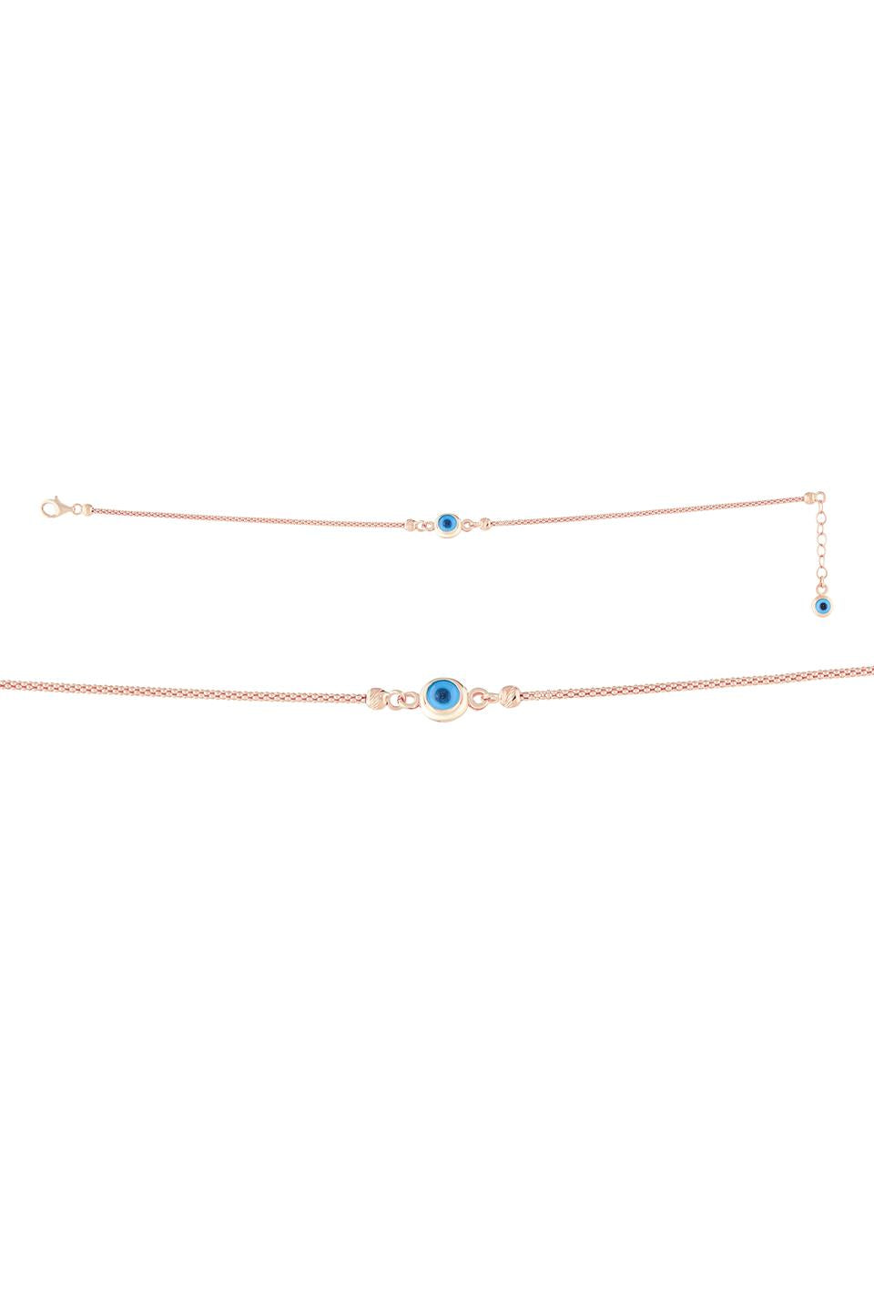 Bracelet mauvais œil en or massif