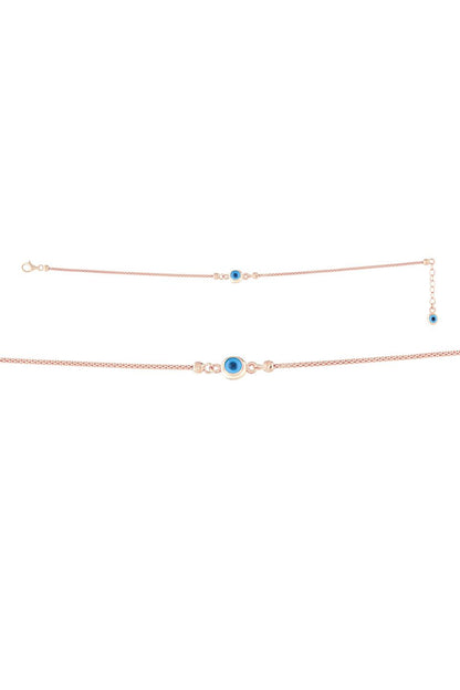 Bracelet mauvais œil en or massif