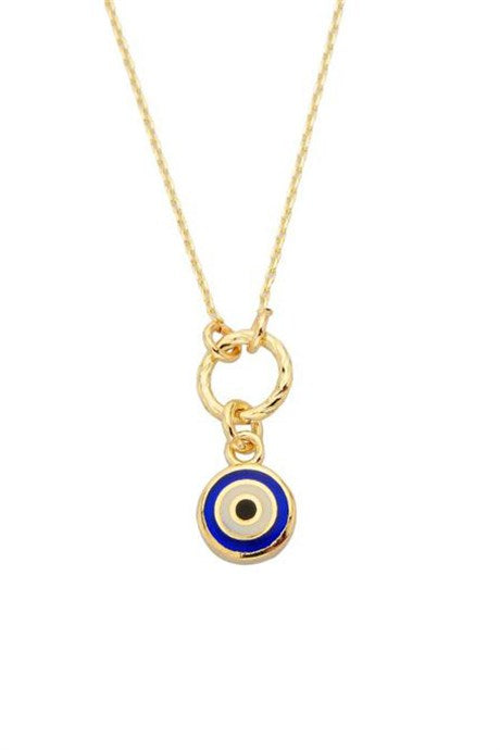 Collar de oro macizo mal de ojo | 14K (585) | 1,10 gramos