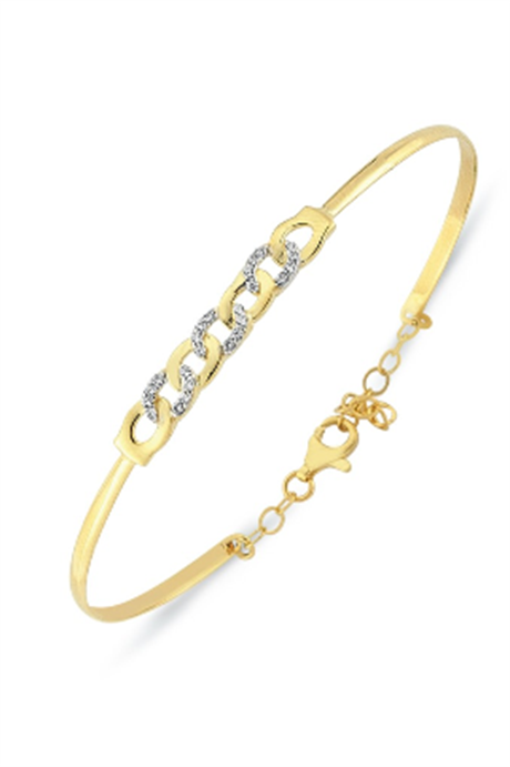 Pulsera de tejido de oro macizo | 14K (585) | 3,82 gramos