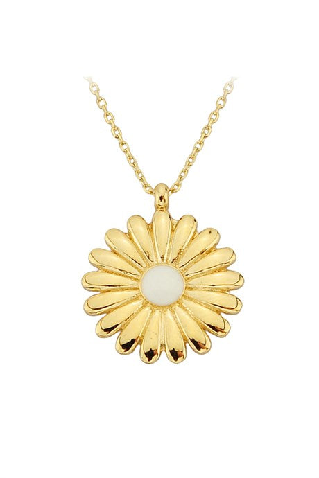 Collier marguerite en or massif | 14K (585) | 2,38 grammes