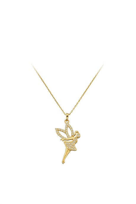 Solid Gold Fairy Necklace | 14K (585) | 2.05 gr