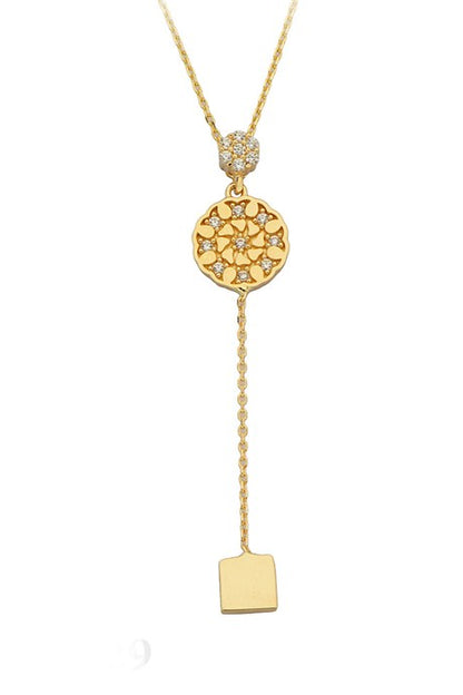 Collier pendentif en or massif | 14K (585) | 2,47 grammes