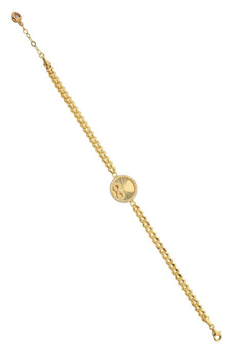 Solid Gold Infinity Bracelet | 14K (585) | 5.10 gr