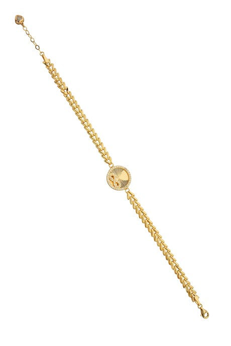 Solid Gold Infinity Bracelet | 14K (585) | 5.76 gr