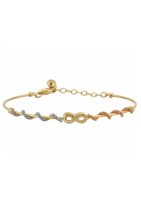 Solid Gold Infinity Bracelet | 14K (585) | 3.27 gr
