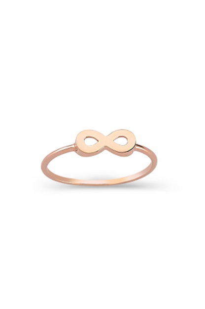 Bague infini en or massif | 14K (585) | 1,05 g