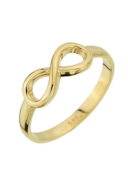 Solid Gold Infinity Ring | 14K (585) | 1.75 gr