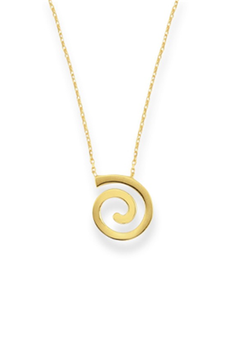 Collier spirale en or massif | 14K (585) | 2,38 grammes