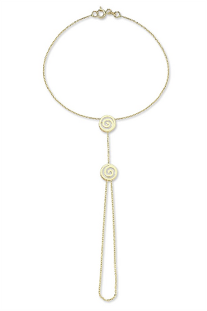 Pulsera Espiral de Oro Macizo Bashmer | 14K (585) | 2,02 gramos