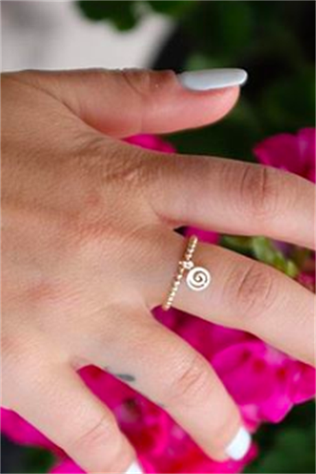 Bague spirale en or massif | 14K (585) | 1,49 g