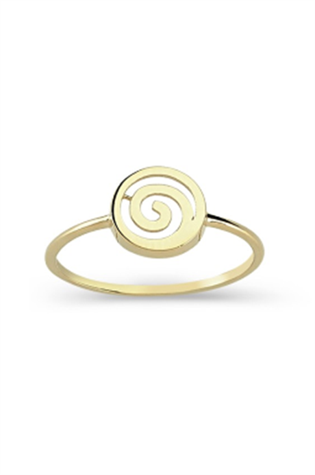 Solid Gold Spiral Ring | 14K (585) | 1.10 gr