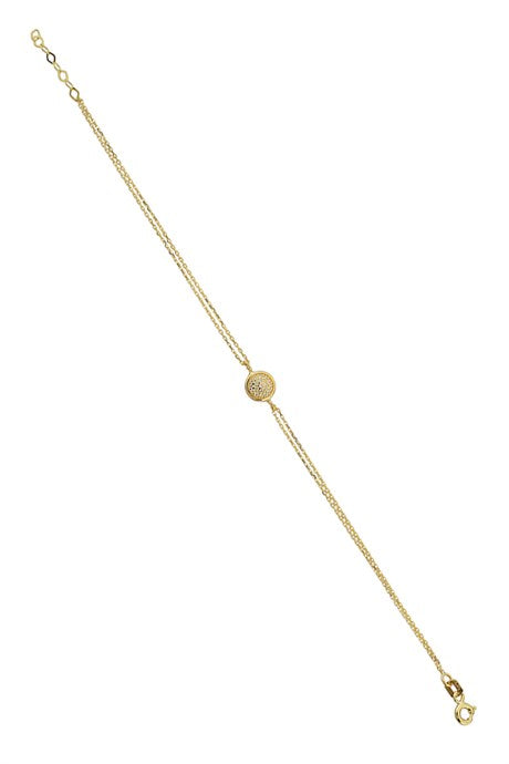 Bracelet design en or massif | 14K (585) | 1,26 g