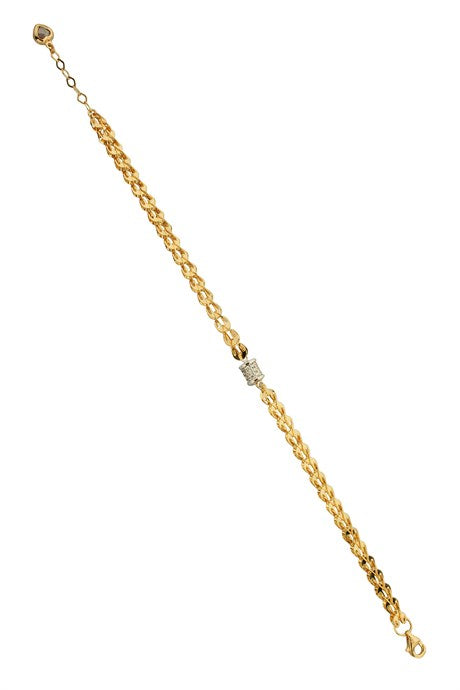 Bracelet design en or massif | 14K (585) | 5,71 grammes