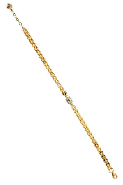 Solid Gold Design Bracelet | 14K (585) | 5.41 gr