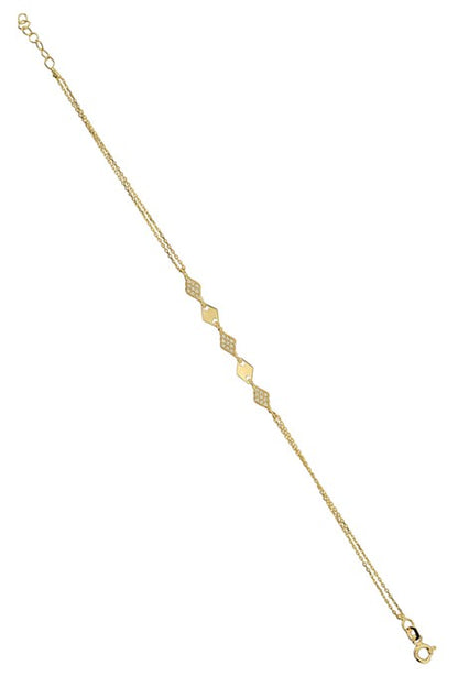 Solid Gold Design Bracelet | 14K (585) | 1.57 gr