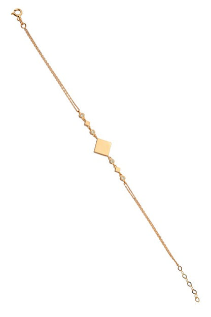 Solid Gold Design Bracelet | 14K (585) | 2.19 gr