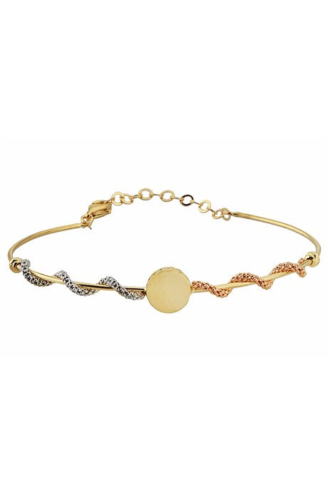 Bracelet design en or massif | 14K (585) | 3,38 grammes