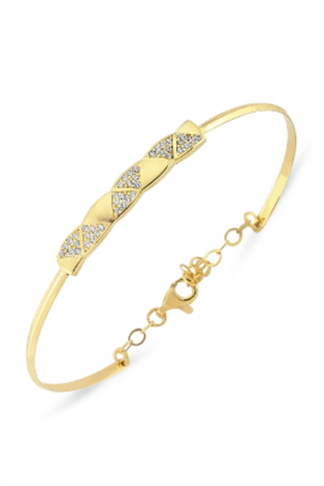 Pulsera de diseño de oro macizo | 14K (585) | 3,45 gramos