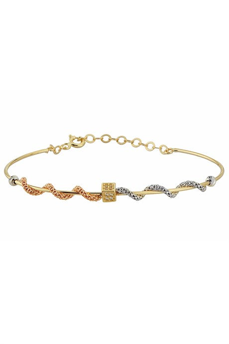 Solid Gold Design Bracelet | 14K (585) | 3.03 gr