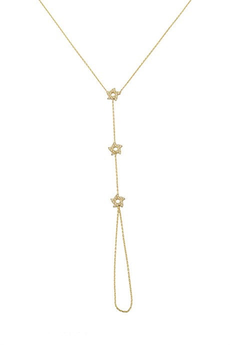 Solid Gold Design Flower Bracelet Bashmer | 14K (585) | 1.46 gr