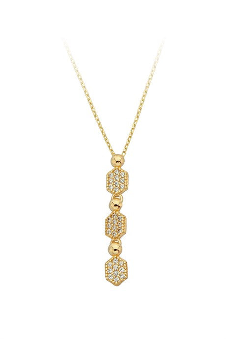 Solid Gold Design Necklace | 14K (585) | 1.72 gr