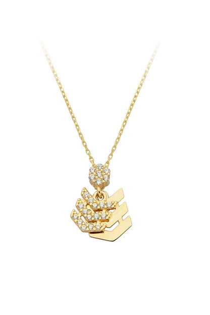 Solid Gold Design Necklace | 14K (585) | 1.88 gr