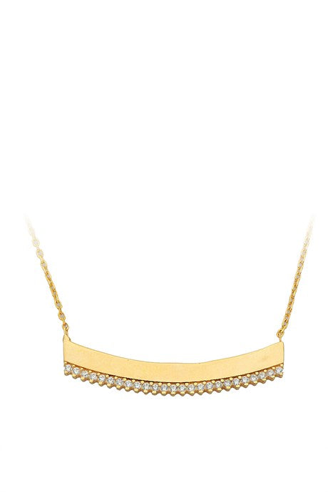 Collar de diseño de oro macizo | 14K (585) | 2,40 gramos