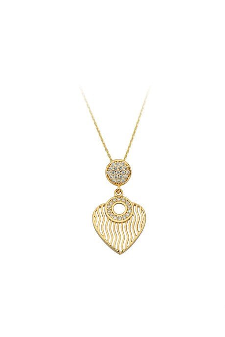 Solid Gold Design Necklace | 14K (585) | 2.27 gr