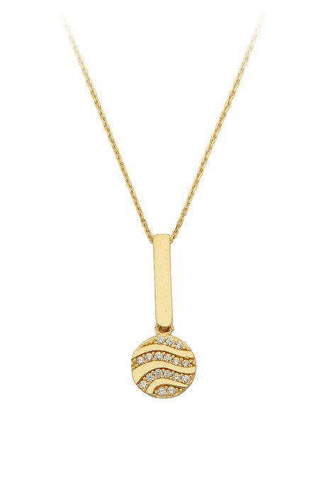 Solid Gold Design Necklace | 14K (585) | 1.96 gr