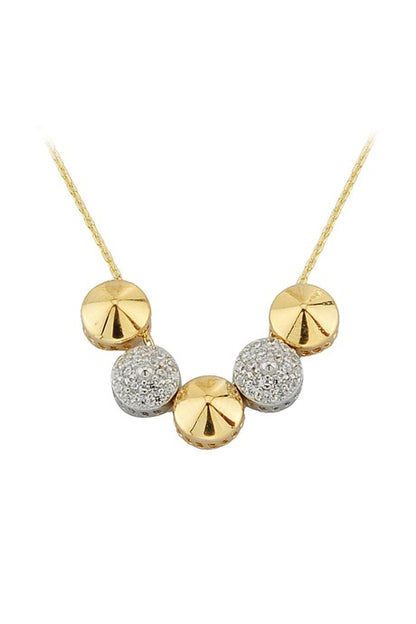 Solid Gold Design Necklace | 14K (585) | 2.56 gr