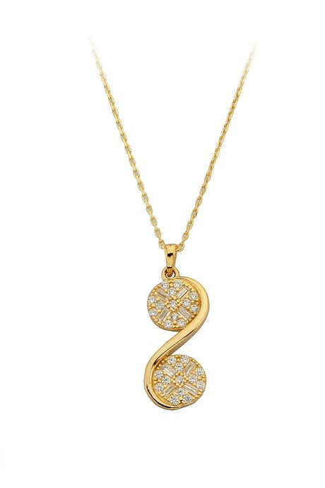 Solid Gold Design Necklace | 14K (585) | 2.40 gr