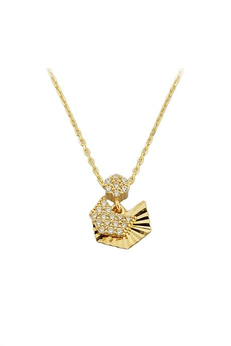 Solid Gold Design Necklace | 14K (585) | 1.64 gr