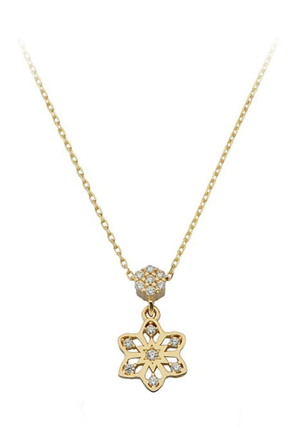 Solid Gold Design Necklace | 14K (585) | 1.49 gr