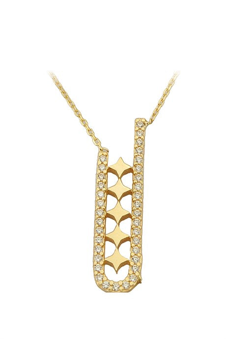 Solid Gold Design Necklace | 14K (585) | 2.33 gr