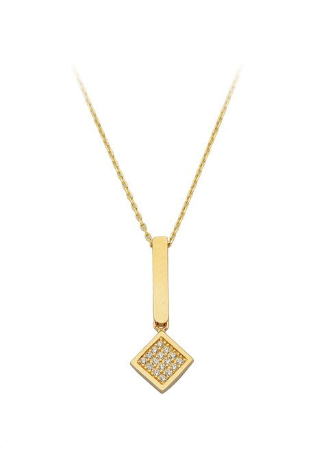 Solid Gold Design Necklace | 14K (585) | 1.95 gr