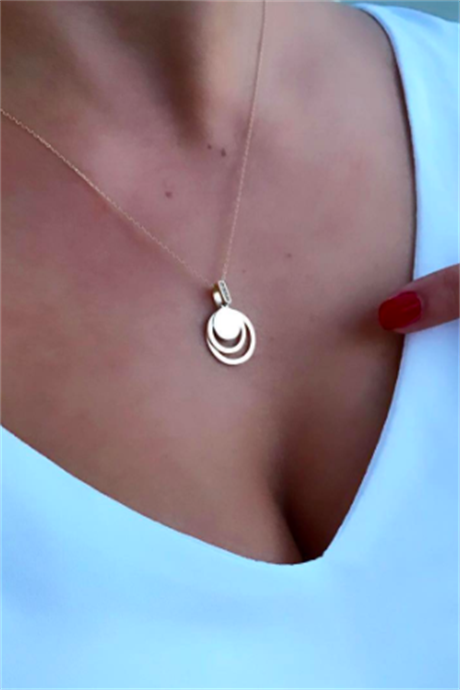 Solid Gold Design Necklace | 14K (585) | 2.62 gr