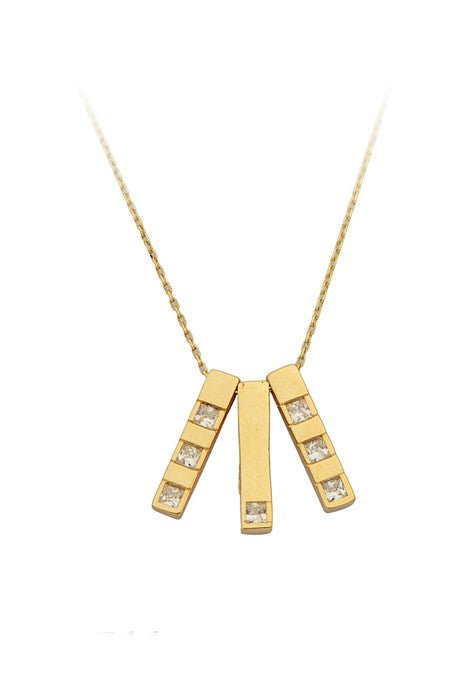 Solid Gold Design Necklace | 14K (585) | 2.58 gr