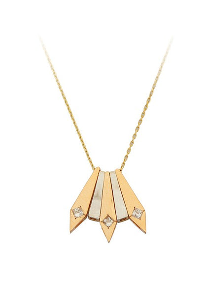 Collier design en or massif | 14K (585) | 2,49 grammes