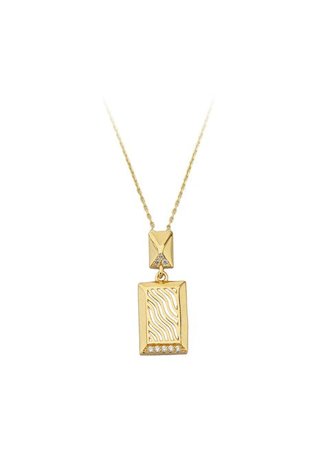 Solid Gold Design Necklace | 14K (585) | 2.11 gr