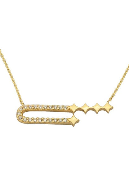 Solid Gold Design Necklace | 14K (585) | 1.96 gr