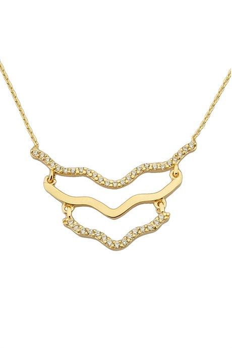 Collier design en or massif | 14K (585) | 2,33 grammes