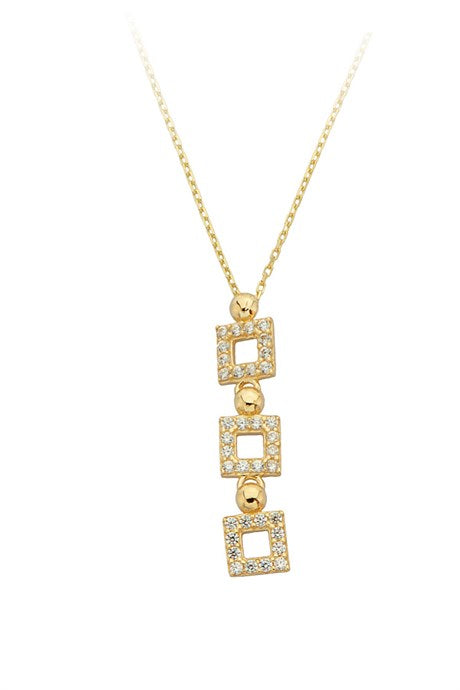 Solid Gold Design Necklace | 14K (585) | 1.75 gr