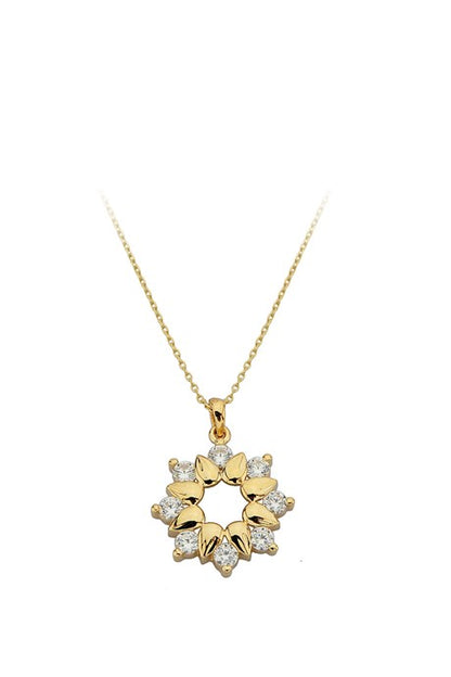 Solid Gold Design Necklace | 14K (585) | 2.43 gr