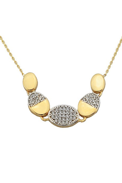 Solid Gold Design Necklace | 14K (585) | 3.17 gr